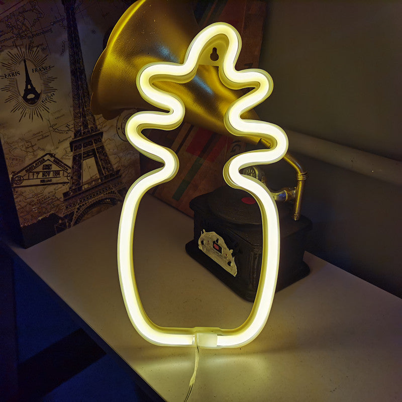 Geekd - Ananas Neonlampa