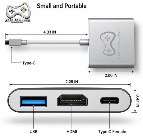 Deep Explorer - TV Dock Station Pro (Multi Compatible) – produktbillede