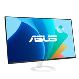 ASUS VZ27EHF-W hvid skærm set skråt forfra