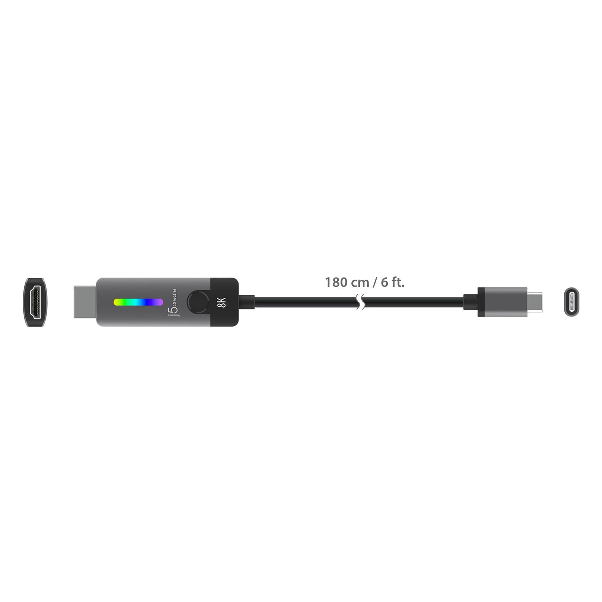 J5 USB-C TO HDMI 2.1 8K CABLE J5