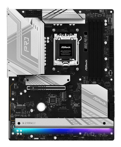 ASRock B850 Pro RS bundkort - AM5, DDR5