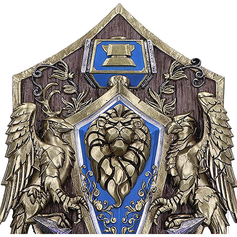 World Of Warcraft Alliance Väggplakett Höjd 30Cm