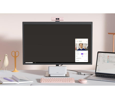 Logitech - Brio 500 Full HD Webcam USB-C ROSE Logitech