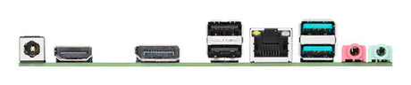ASUS PRO H610T-CSM bagpanel med tilslutninger