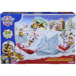PAW Patrol julekalender 2026 – Vinterfigurer og slæder – 6076493 – kalenderens forside