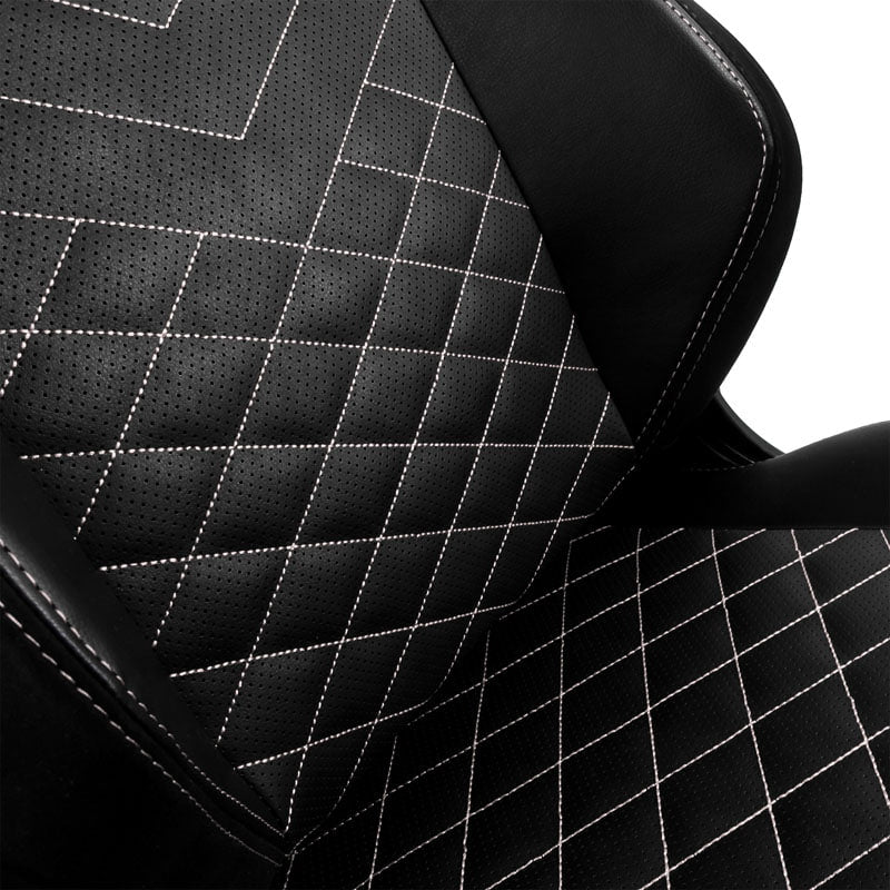 Noblechairs HERO Svart/Platina-Vit