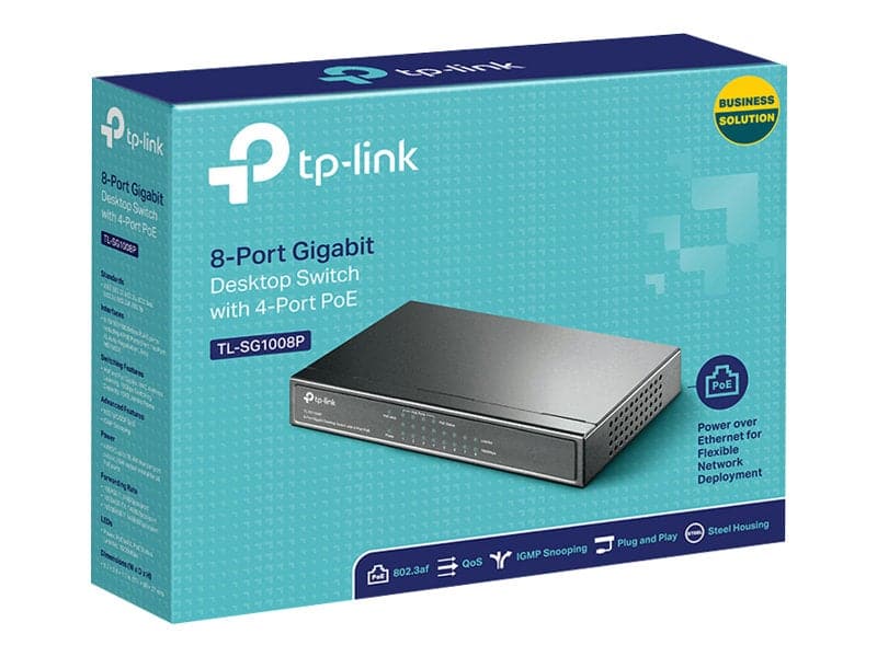 TP-Link TL-SG1008P Switch 8-portars Gigabit PoE