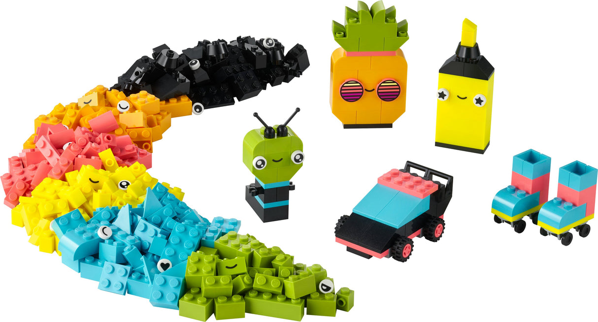 LEGO 11027 Classic Neon Creative Building Kit Byggleksak