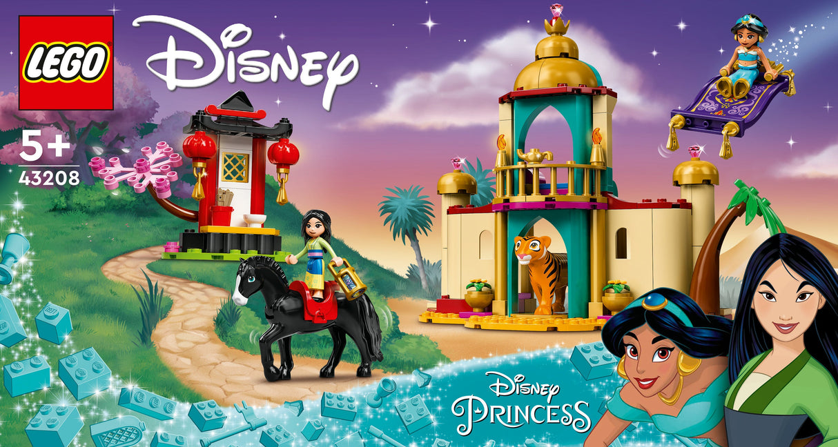 LEGO Disney Jasmine Och Mulans äventyr 43208