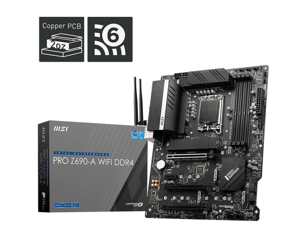 MSI PRO Z690-A WIFI DDR4 ATX LGA1700 Intel Z690