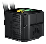 Pumpeblok på ASUS TUF Gaming LC III 360 ARGB set fra siden