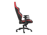 Nordic Gaming Heavy Metal Gamer Stol Svart Röd