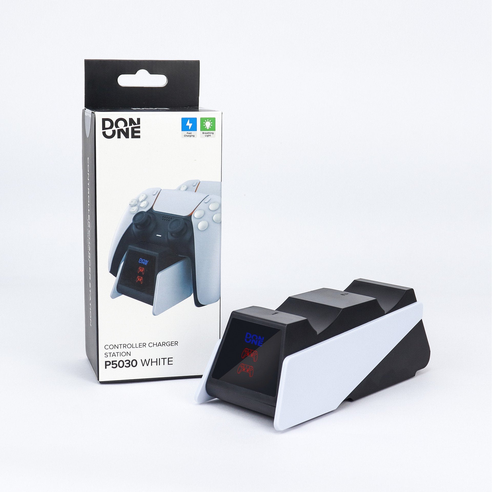 Don One - P5030 Vit - PS5 Controller Laddningsstation