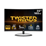 TWISTED MINDS CURVE GAMING MONITOR 32&quot; FHD - 180HZ