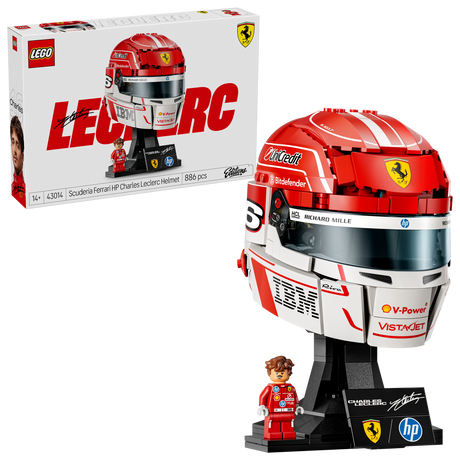 LEGO - Editions Formula 1 - Scuderia Ferrari HP Charles Leclerc Helmet (43014)