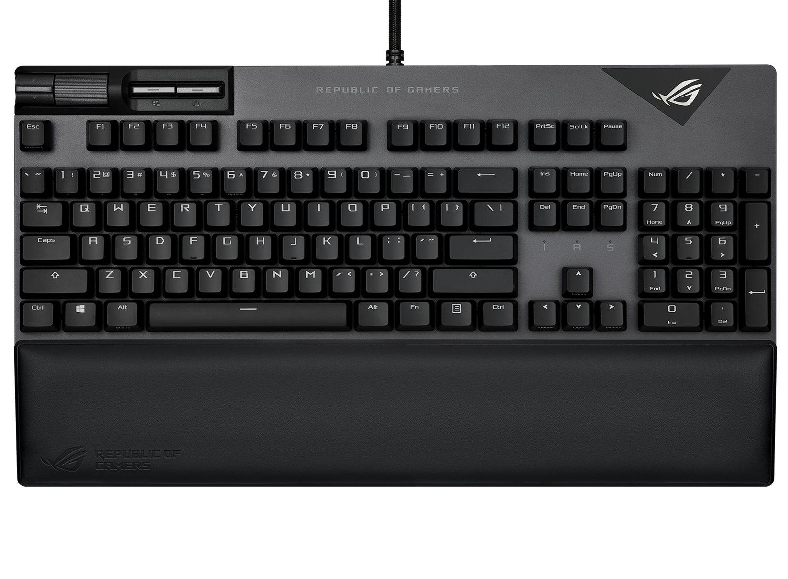 ASUS ROG Strix FLARE II PBT-speltangentbord (NX Brown-switchar)