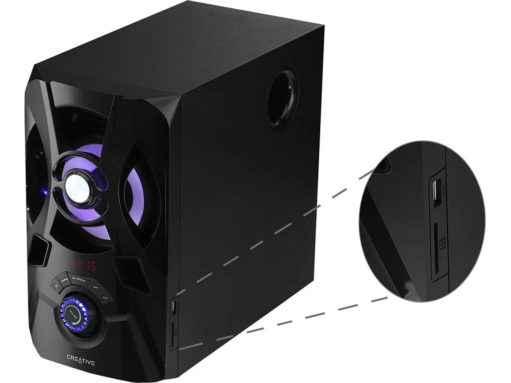 Creative - E2900 2.1 Bluetooth-ljudsystem
