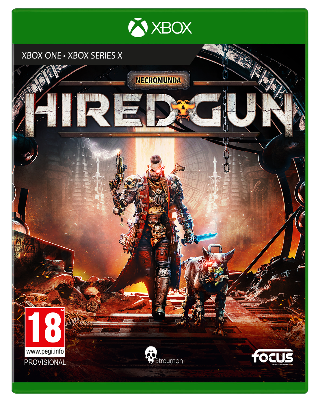 Necromunda: Hired Gun – Xbox One / Xbox Series X – spilomslag