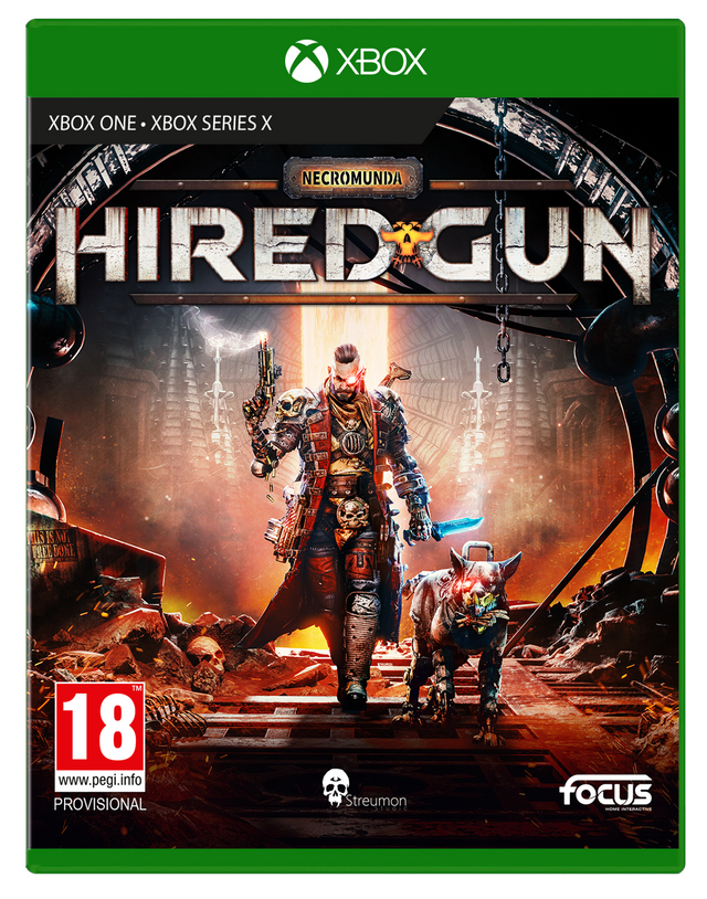 Necromunda: Hired Gun – Xbox One / Xbox Series X – spilomslag
