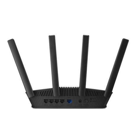 ASUS RT-BE55 med netværksporte på bagsiden