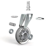 DON ONE - GCW750 Gaming Stol Hjulset Uppgradering 3" - Krom
