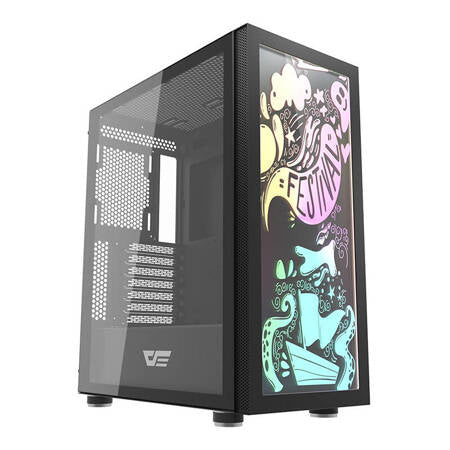 Datorfodral Darkflash DK210 Graffiti (svart)