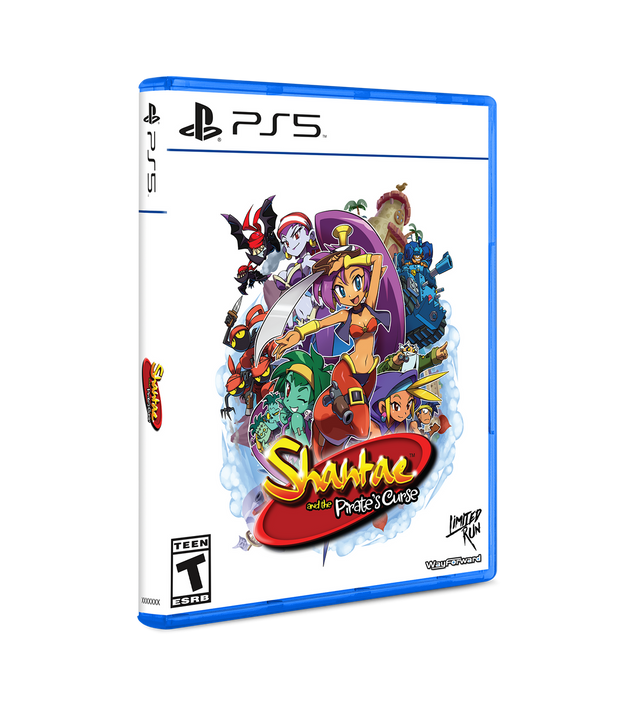 Shantae And The Pirates Curse - Limited Run #5 – PlayStation 5 – spilomslag