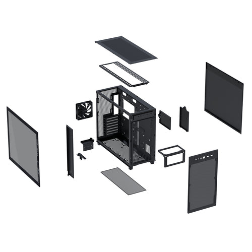 ASUS PRIME AP303 TG – kabinet – Sort