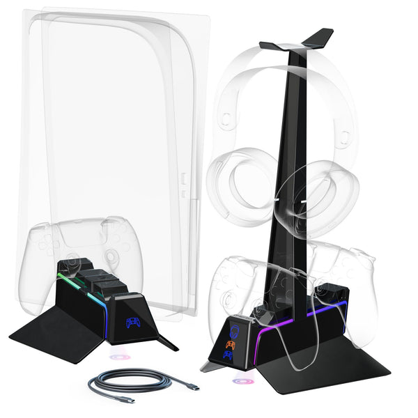ONIVERSE PS5 SNABBLADDNINGSSTATION - SVART