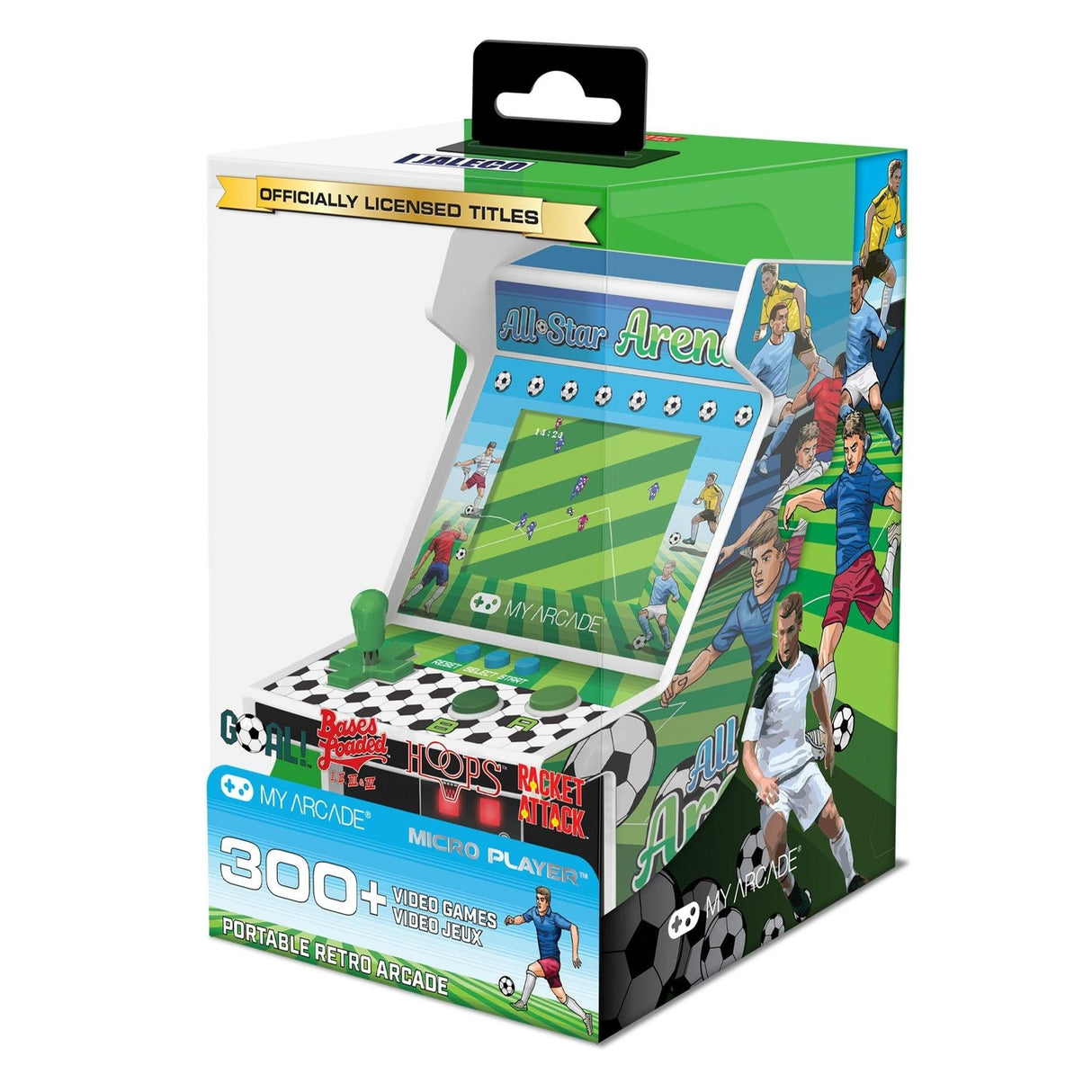 MIN ARCADE, MICRO PLAYER 6.75 ALL-STAR ARENA Collectible RETRO (307 SPEL I 1), VIT