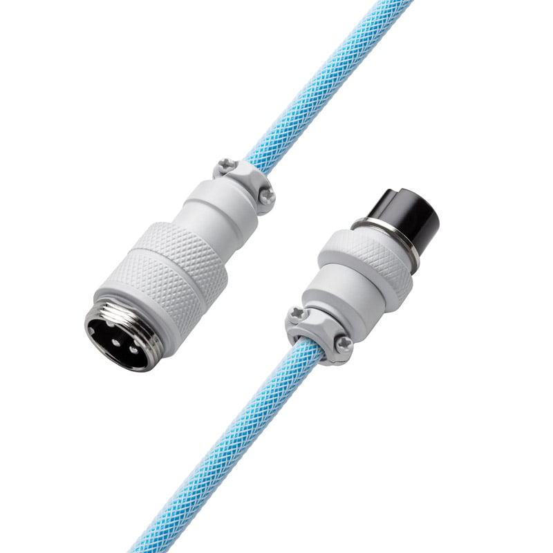 CableMod Pro Coiled Keyboard Kabel USB A Till USB Typ C, Blueberry Cheesecake - 150cm