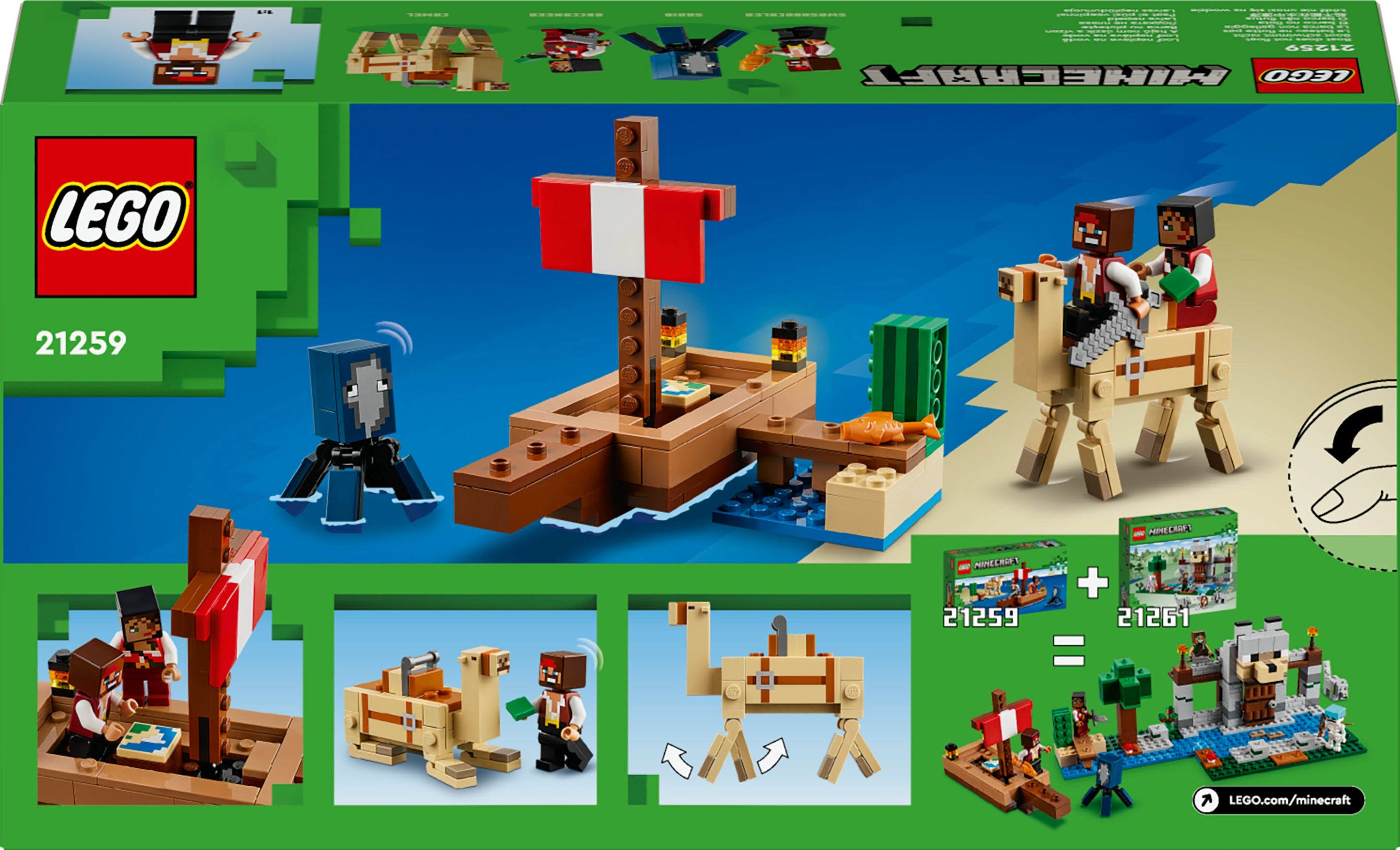 LEGO Minecraft - The Pirate Ship Voyage (21259)