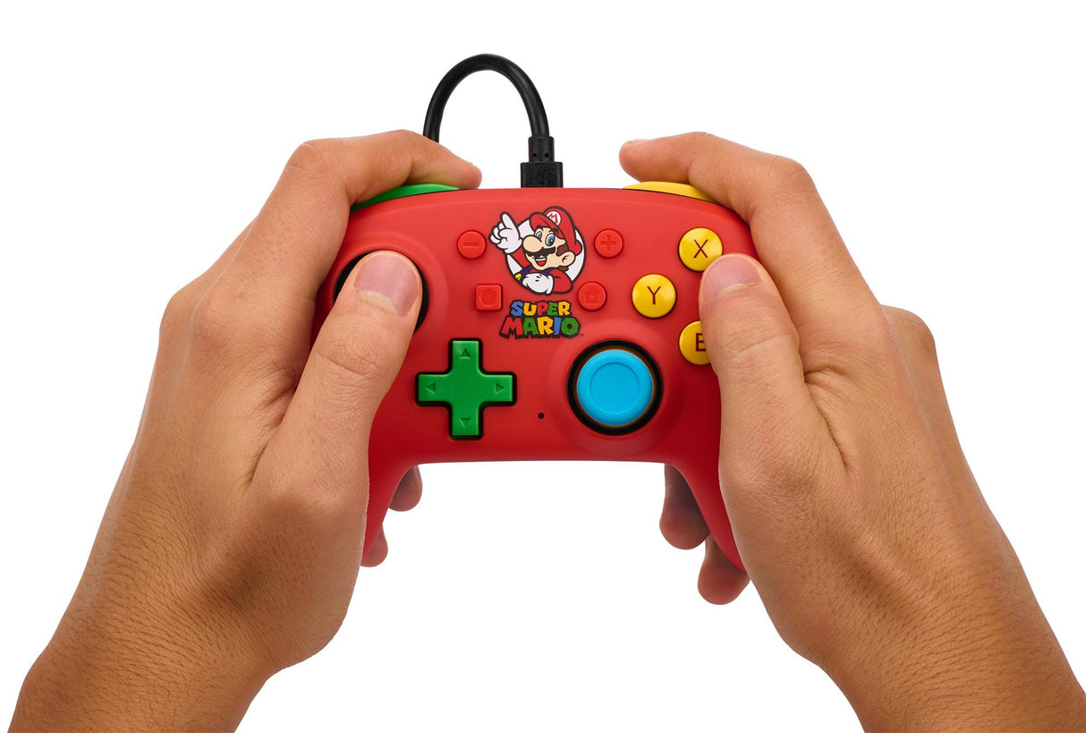 PowerA Nano-kabelansluten Switch-kontroll - Mario Medley / Nintendo Switch