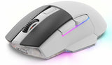 Sharkoon SKILLER SGM50W White 6400 DPI ATG4090 RGB 2.4GHz Wireless 70h Battery Charging Dock Gaming Mouse Sharkoon
