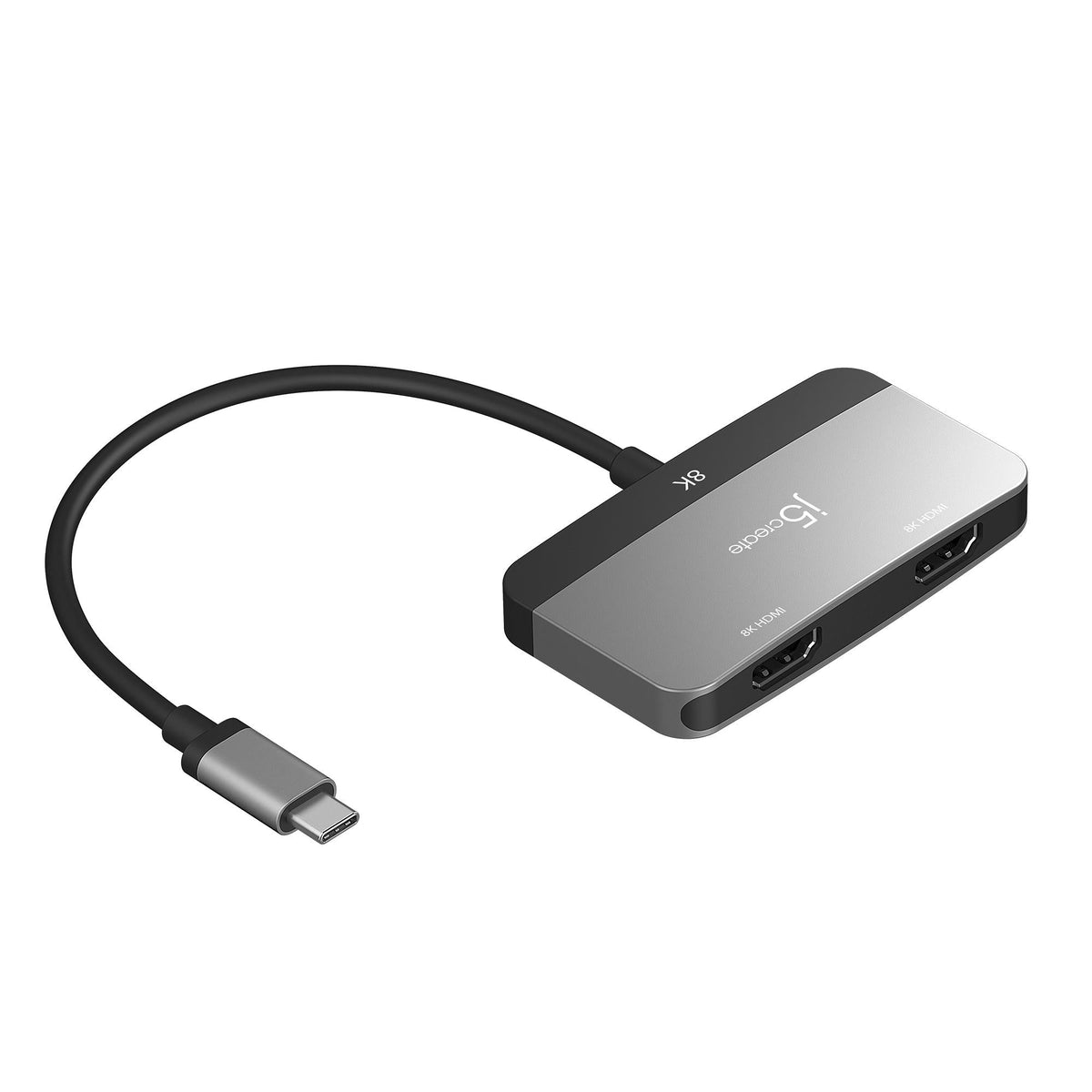 J5 8K USB-C TO DUAL HDMI DISPLAY ADAPTER J5