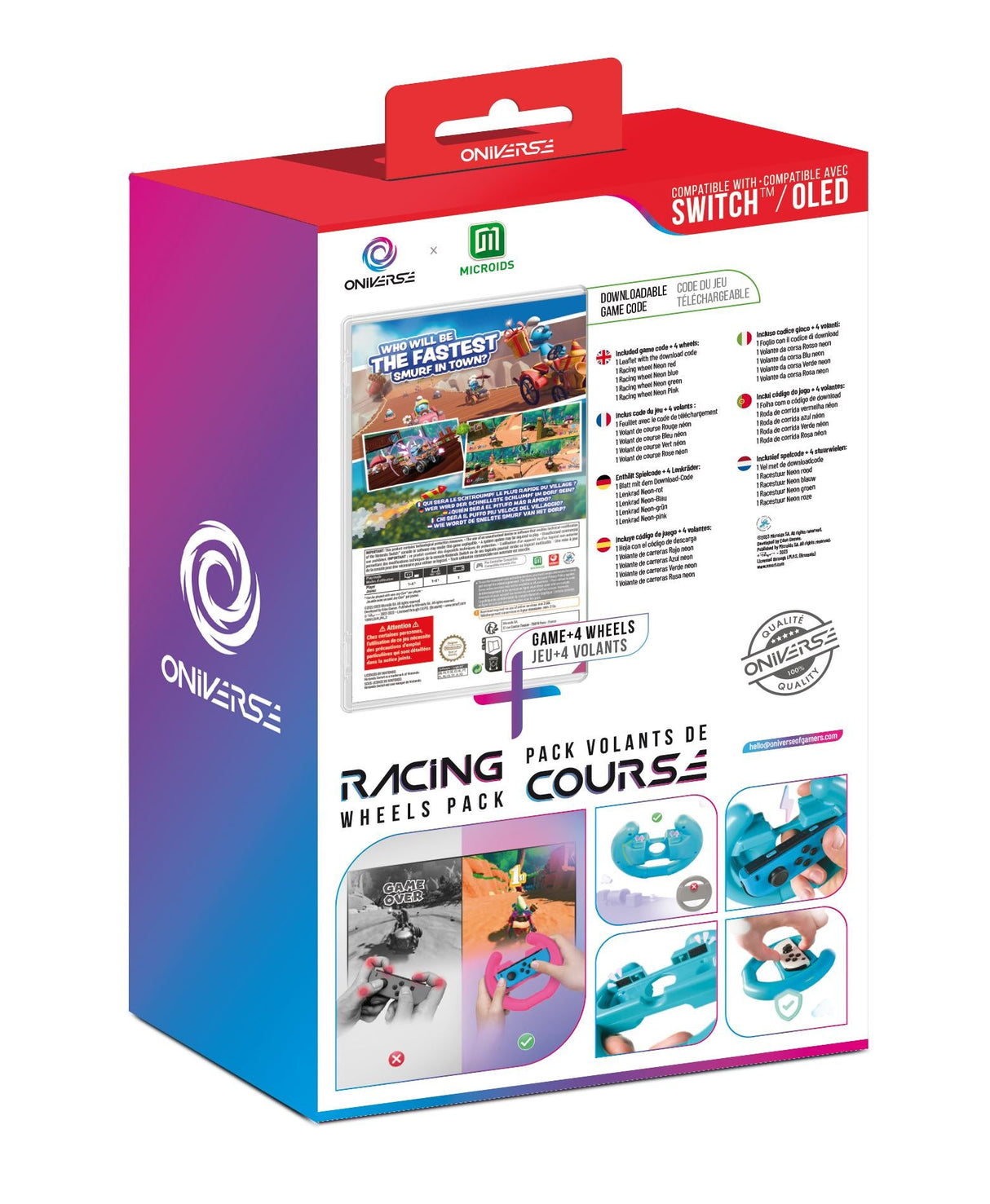 Oniverse 4 wheels + Smurfs Kart (Code in Box) ONIVERSE