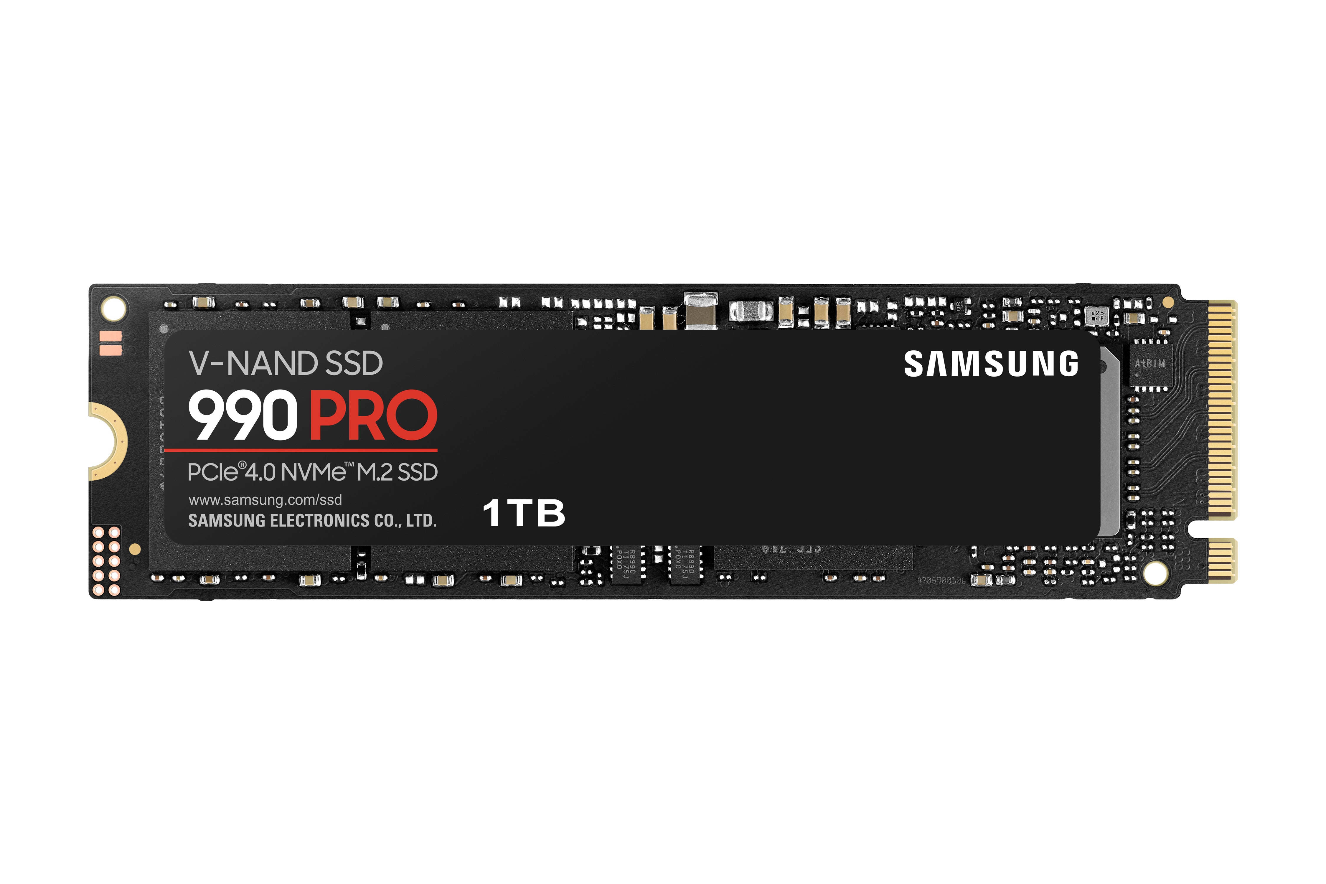 Samsung 990 PRO Solid State-enhet MZ-V9P1T0BW 1TB M.2 PCI Express 4.0 X4 (NVMe)