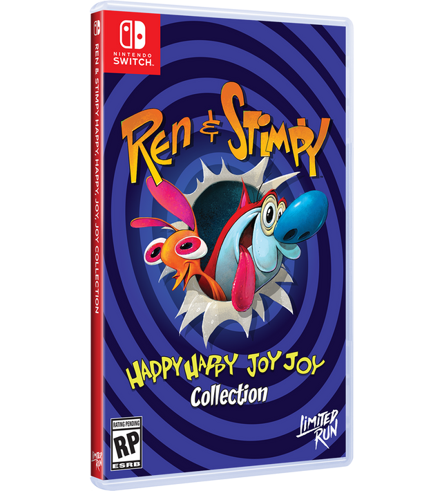 Ren & Stimpy Happy Happy Joy Joy Collection (Limited Run) (Import) – Nintendo Switch-emballage
