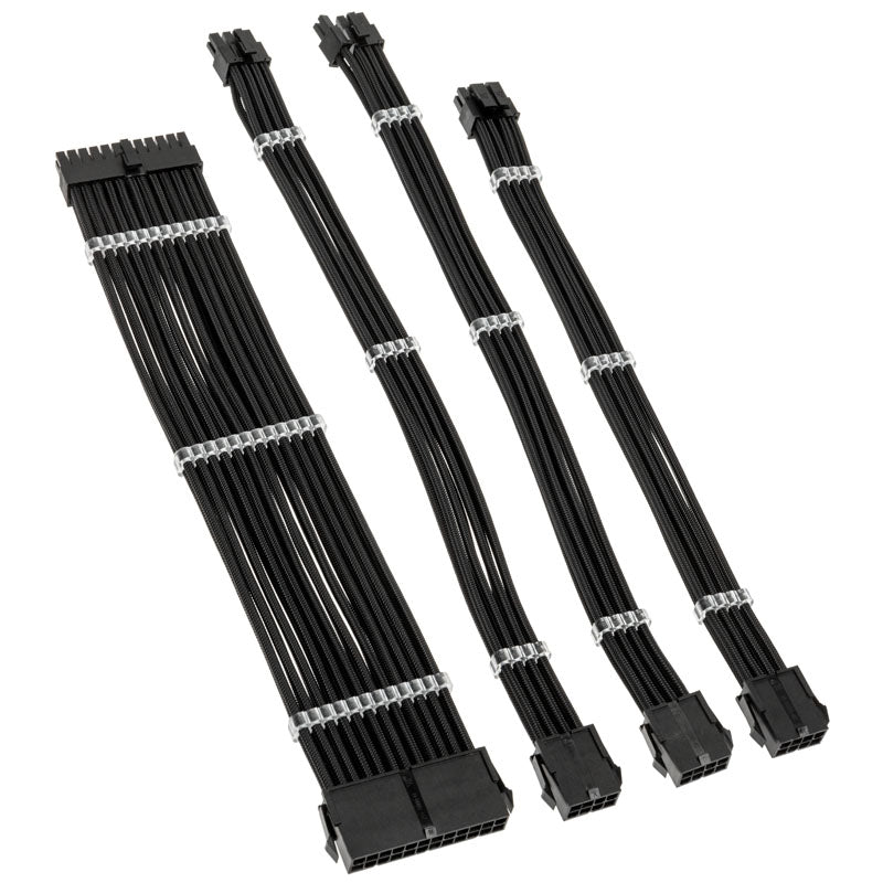Kolink Core Standard Flätad Kabelförlängningssats - Jet Black