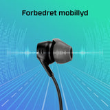 HyperX Cloud Earbuds II Kablingsanslutna Öronproppar Svart