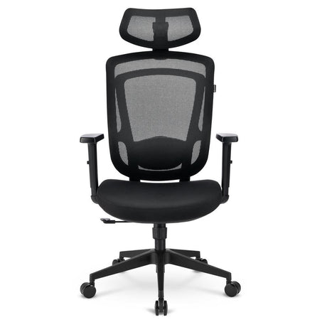 Sharkoon OfficePal C10 Black Mesh Back 3D Headrest 3D Lumbar Support Class 4 110kg Ergonomic Office Chair Sharkoon