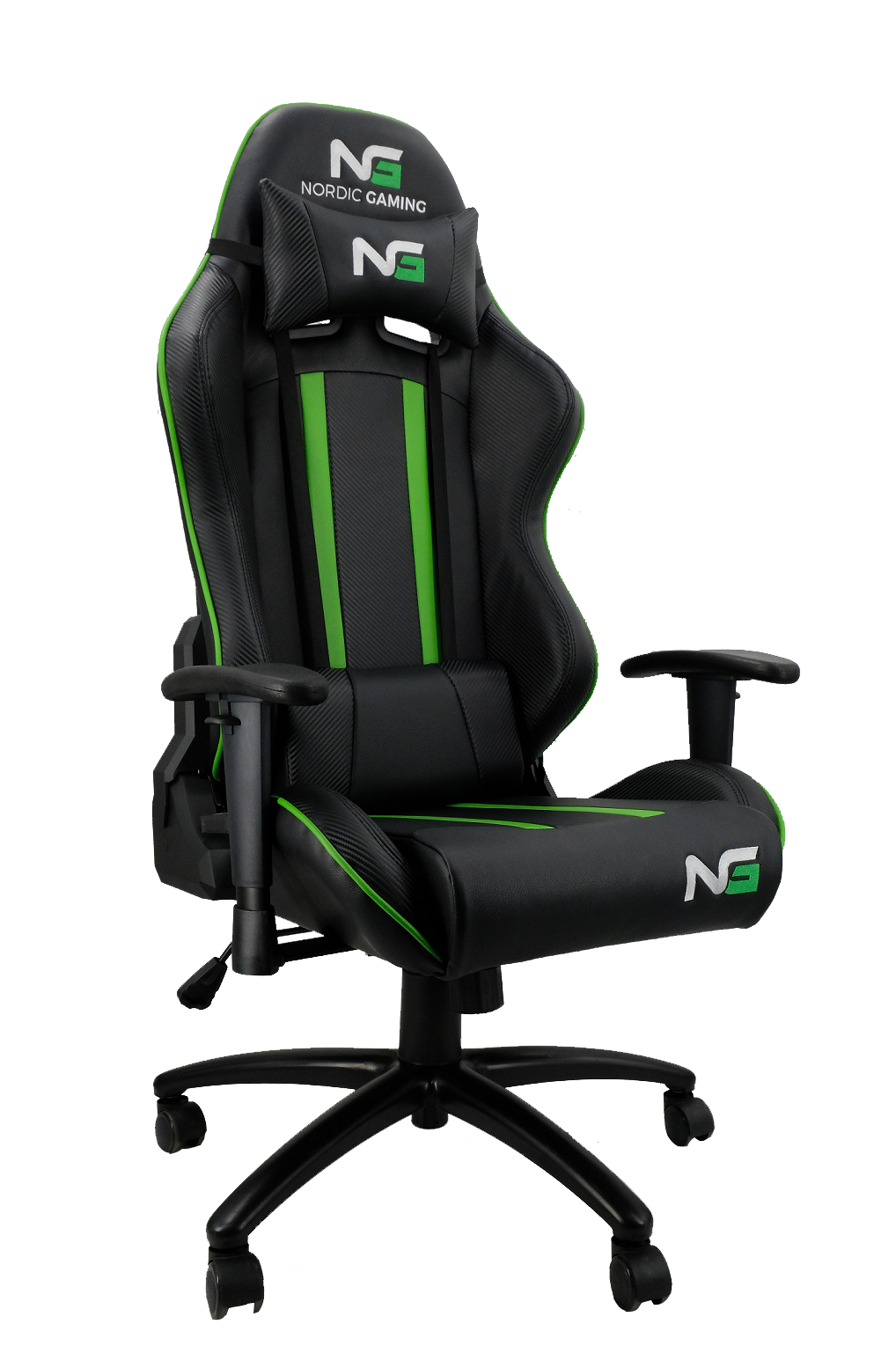 Nordic Gaming Carbon Gaming Stol Grön