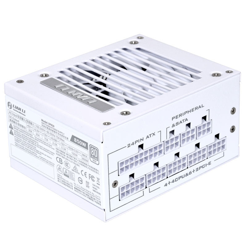 Lian Li SP850W - 80 PLUS Guld SFX Strömförsörjning - 850 Watt - Vit