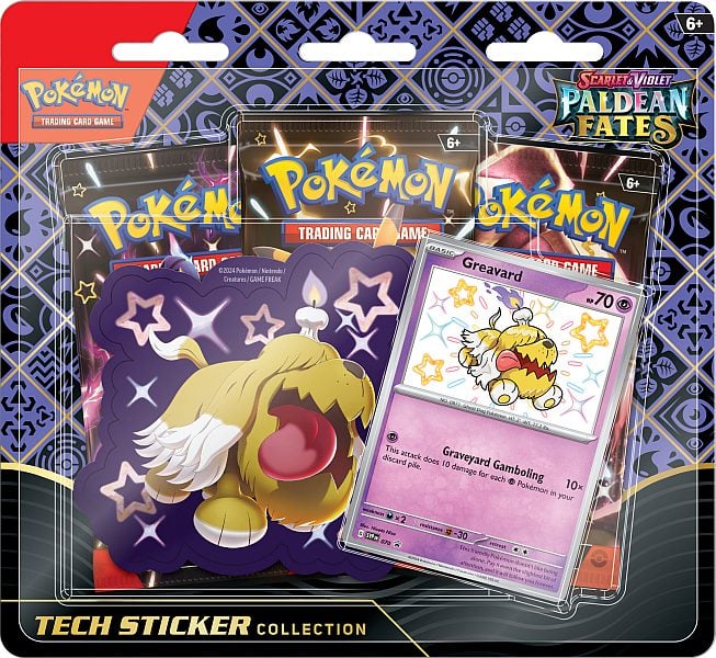 Pokémon - Scarlet &amp; Violet Paldean Fates - Tech-dekalsamling - Greavard
