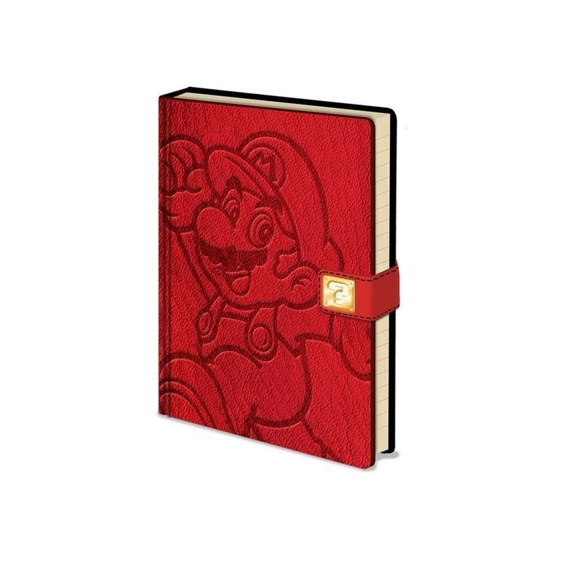 Nintendos Super Mario A5 Notebook Med Lås