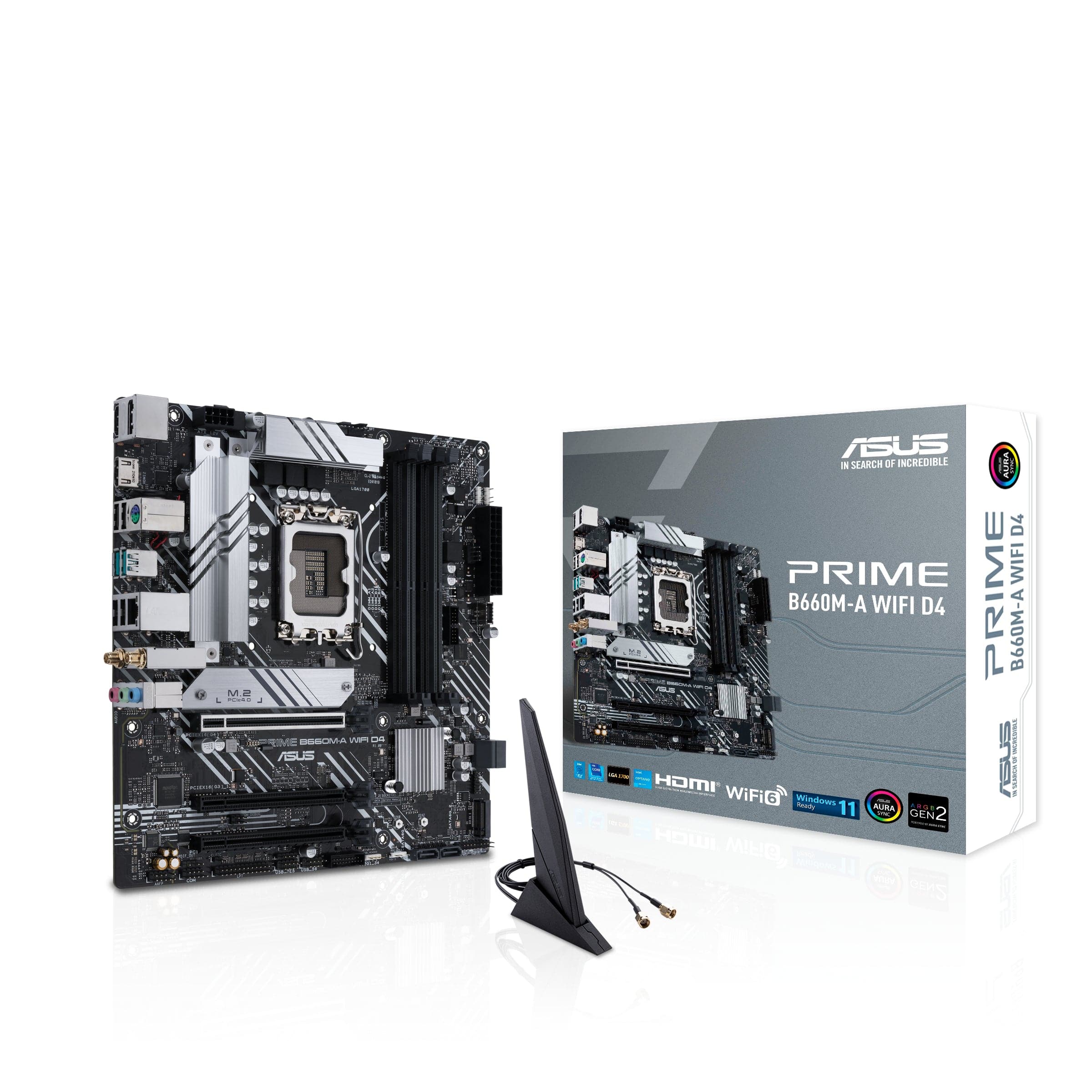 ASUS PRIME B660M-A WIFI D4 Micro-ATX LGA1700 Intel B660