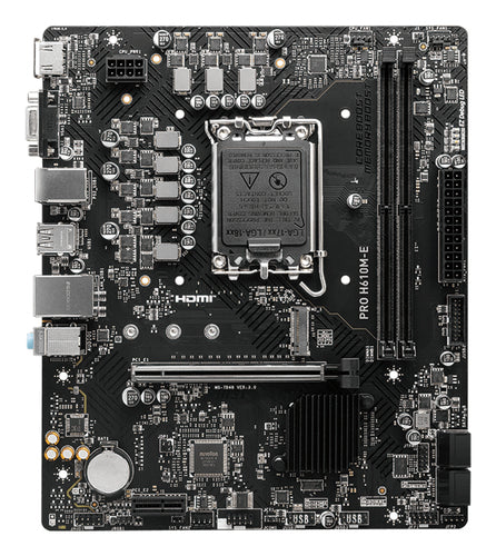 MSI PRO H610M-E – LGA1700 bundkort