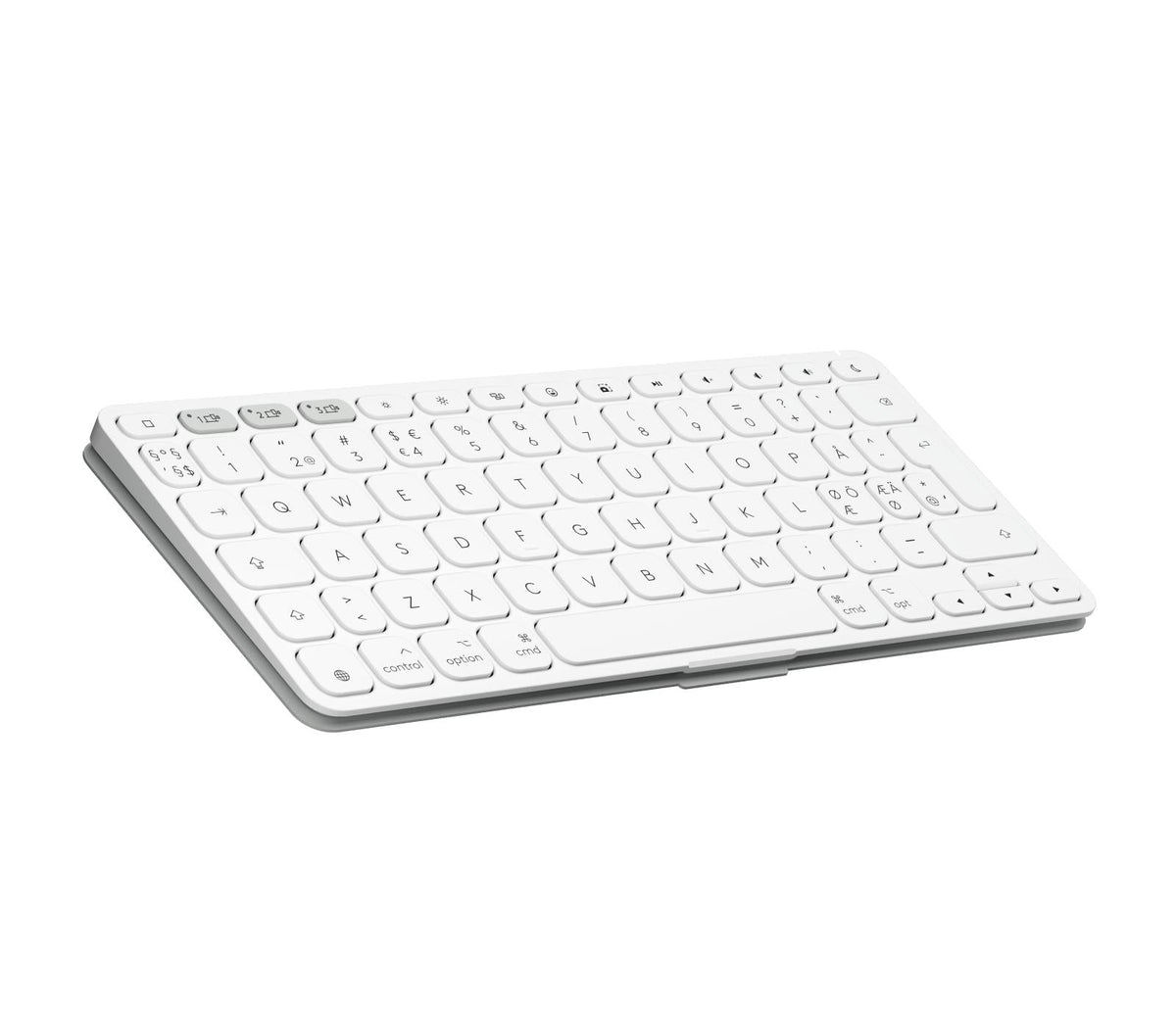 Logitech - Keys-To-Go 2 - Pale Grey - Pan - Nordic Logitech