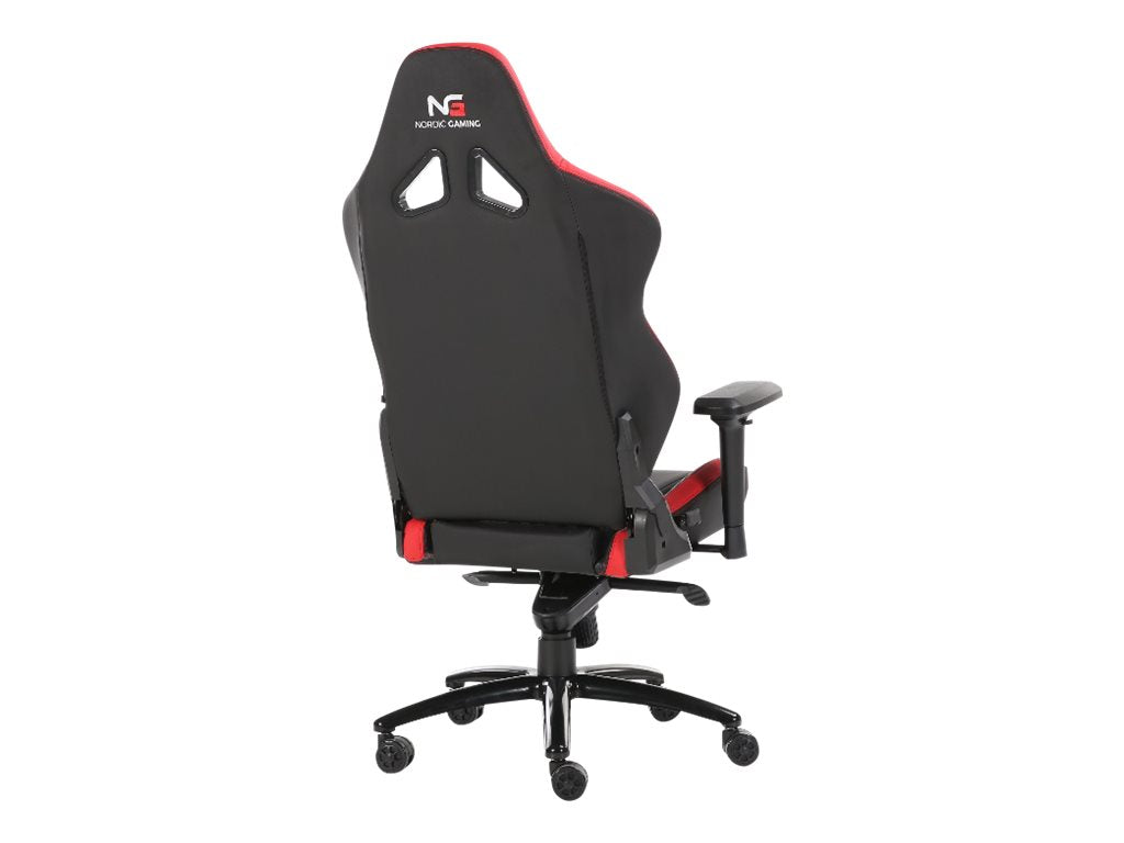 Nordic Gaming Heavy Metal Gamerstol Svart Röd
