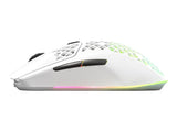 SteelSeries Aerox 3 WIRELESS 2022 Edition Optisk Trådlös Kabling Vit
